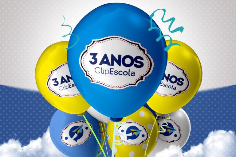 Aniversário de três anos da ClipEscola