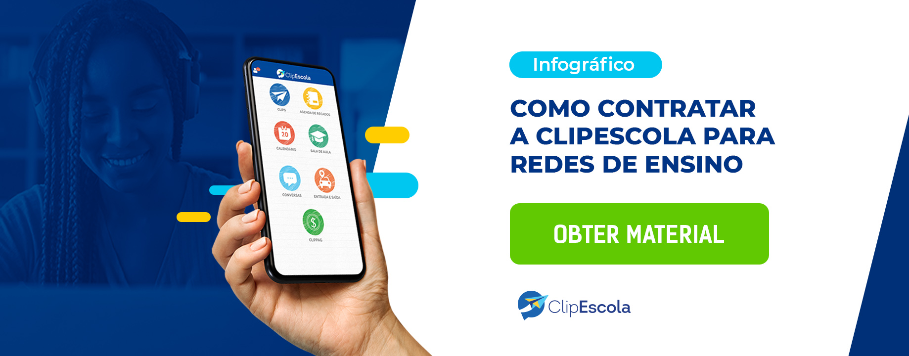 CTA_Infográfico - Como contratar a ClipEscola para Redes de Ensino